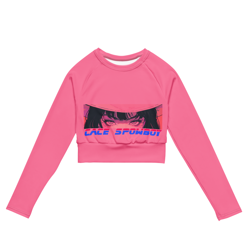 ChairBear x Cace Recycled long-sleeve crop top
