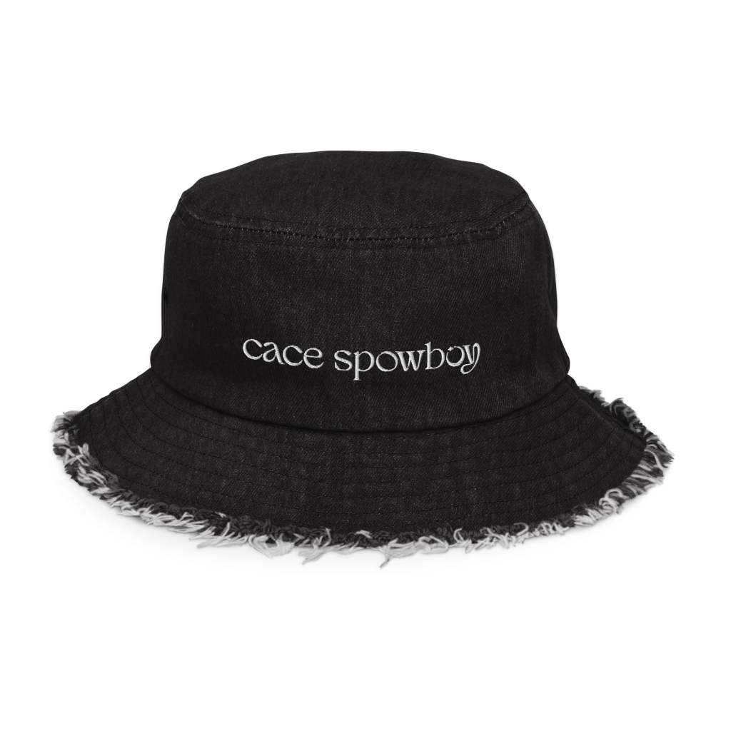 Classic Distressed denim bucket hat